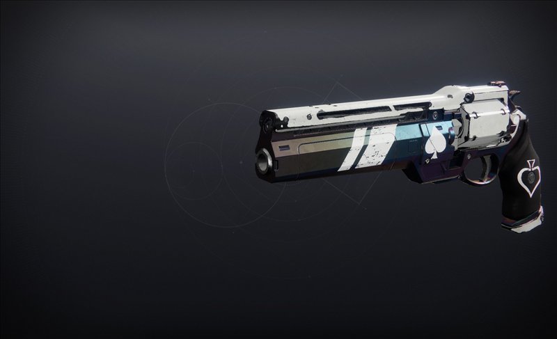 Rendu du revolver exotique As de pique