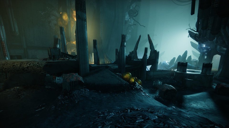 Le Mausolée de Destiny 2, des niches funéraires au-dessus du gouffre