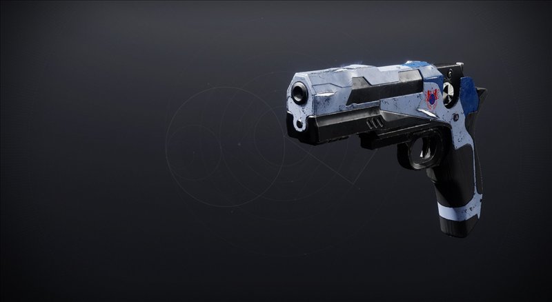 Rendu du pistolet exotique Élu du Voyageur